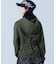 BACK LACE UP ZIP UP SWEAT HOODIE