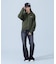 BACK LACE UP ZIP UP SWEAT HOODIE