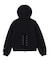 BACK LACE UP ZIP UP SWEAT HOODIE