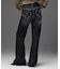 HEART POCKET FLARE DENIM PANTS