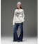 HEART POCKET FLARE DENIM PANTS