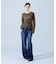 HEART POCKET FLARE DENIM PANTS