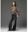 HEART POCKET FLARE DENIM PANTS
