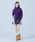 SLEEVE LOGO FADED ZIP UP KNIT TOP