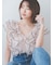 【新色追加/WEB限定カラーあり】ノースリフリルブラウス