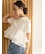 【WEB限定カラーあり】ボリュームペプラムドッキングカットプルオーバー