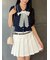 ベルトセットプリーツミニスカショーパン