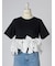 【USAGI ONLINE/ZOZOTOWN限定】リボンドッキングTシャツ