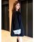 【WEB限定】ファー付きリボンブローチコート