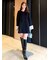 【WEB限定】ファー付きリボンブローチコート