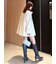 【WEB限定】ファー付きリボンブローチコート