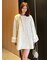 【WEB限定】ファー付きリボンブローチコート