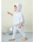 【ONLINE限定カラーあり】【BABY】パウダーベアポンチョ