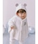 【限定カラーあり】【BABY】パウダーアニマルポンチョ