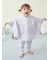 【限定カラーあり】【BABY】パウダーアニマルポンチョ