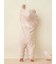 【限定カラーあり】【BABY】パウダーベアロンパース