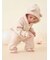 【限定カラーあり】【BABY】パウダーベアロンパース