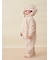【限定カラーあり】【BABY】パウダーベアロンパース