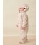 【限定カラーあり】【BABY】パウダーベアロンパース