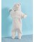 【限定カラーあり】【BABY】パウダーベアロンパース
