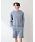 【ONLINE限定】【HOMME】コットン裏毛ハーフパンツ