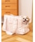 【CAT&DOG】ストロベリー柄キルティングキャリーバック