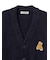 【ONLINE限定】【HOMME】ベビモコベアワンポイントカーディガン