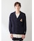 【ONLINE限定】【HOMME】ベビモコベアワンポイントカーディガン