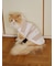 【CAT&DOG】スムーズィー２ボーダーフーディー