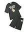 【ONLINE限定】【HOMME】【接触冷感】レーヨンジェラートベアプリントTシャツ&ハーフパンツセット