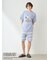 【PEANUTS】【HOMME】スムーズィーボーダーハーフパンツ