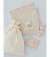 【ラッピング済み】【BABY】パウダーベアブランケット＆キャップSET