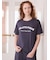 カジュアルレーヨンロゴTシャツ&ショートパンツセット