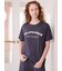 カジュアルレーヨンロゴTシャツ&ショートパンツセット