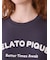 カジュアルレーヨンロゴTシャツ&ショートパンツセット