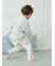 【KIDS】エアリーモコドローイングベアカーディガン