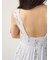 コスモス柄カシュクールカップインワンピース