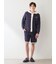 【HOMME】エアリーモコカレッジハーフパンツ