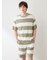 【HOMME】【UVカット】スムーズィーliteクール2ボーダープルオーバー