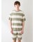 【HOMME】【UVカット】スムーズィーliteクール2ボーダープルオーバー