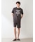 【HOMME】モーニングドッグプリントハーフパンツ