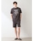 【HOMME】モーニングドッグプリントハーフパンツ