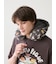 【ヒラノトシユキ】【HOMME】PLANEDOG柄プリントフードネックピロー