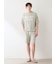 【HOMME】【UVカット】スムーズィーliteクールロゴジャガードプルオーバー&ハーフパンツセット