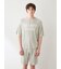 【HOMME】【UVカット】スムーズィーliteクールロゴジャガードプルオーバー&ハーフパンツセット