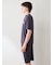 【HOMME】カジュアルレーヨンロゴTシャツ&ハーフパンツセット