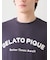 【HOMME】カジュアルレーヨンロゴTシャツ&ハーフパンツセット