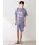 【ヒラノトシユキ】【HOMME】エアリーモコPLANEDOGジャガードプルオーバー&ハーフパンツセット
