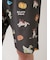 【ヒラノトシユキ】【HOMME】PLANEDOG柄プリントハーフパンツ