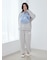 【ONLINE限定】【UVカット】お散歩ドッグワンポイント裏毛プルオーバー&ロングパンツセット